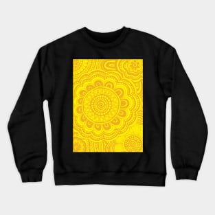 Honey Butter Anemone Flowers Crewneck Sweatshirt